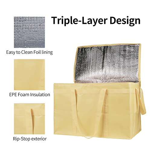 Insulated Food Delivery Bag Hot Cold Meal Carrier F1699