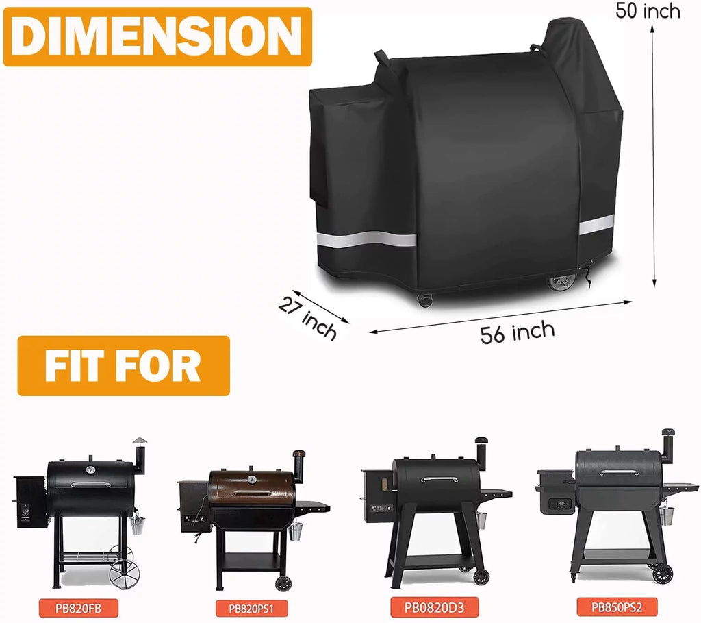 Grill Cover for Flat Top Grill and 4-Burner Griddle BBQ Cover Q720
