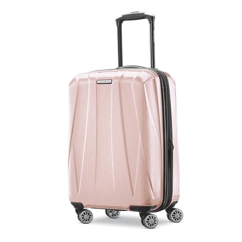 Hardside Expandable Carry-On Luggage with Spinner Wheels, Black, 20-Inch O253