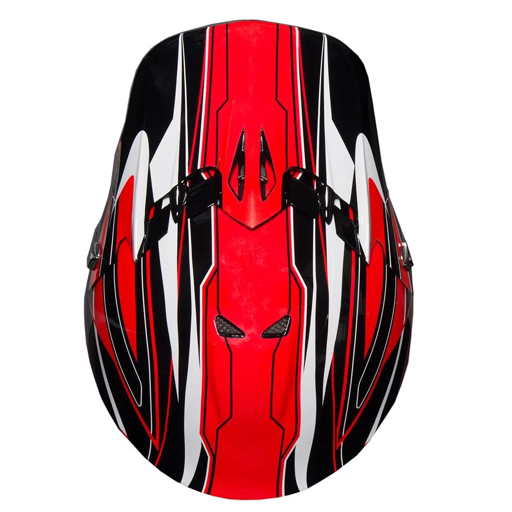Youth Motocross Helmet DOT Approved Red F508