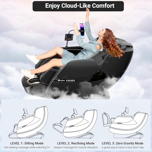 Zero Gravity SL-Track Shiatsu Massage Recliner Chair with Heat S61546