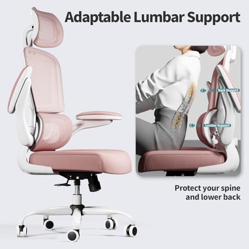 Ergonomic Mesh Office Chair with Wheels, High Back, 330 LBS Capacity A84765