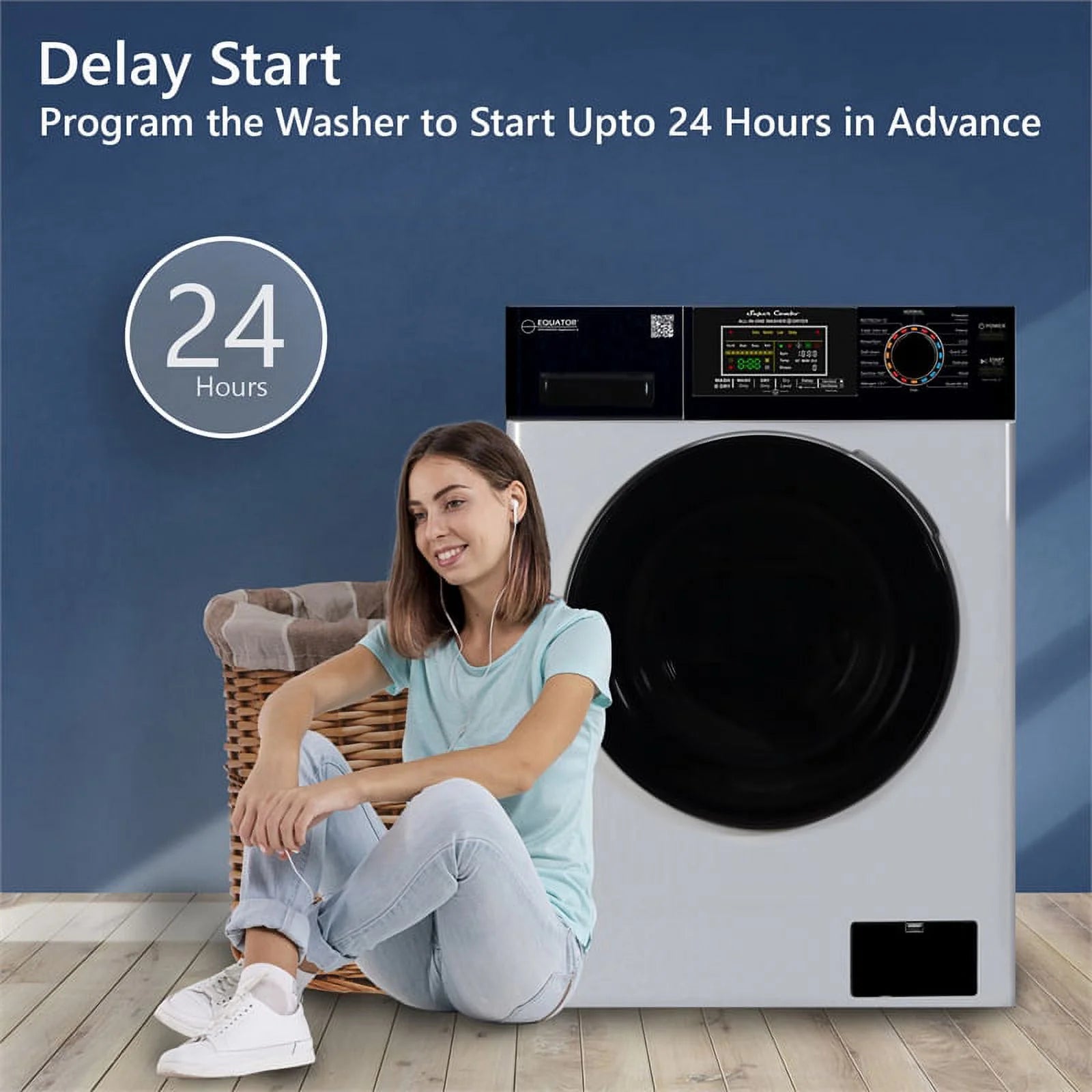 Compact 18 lbs Combo Washer Dryer F20039