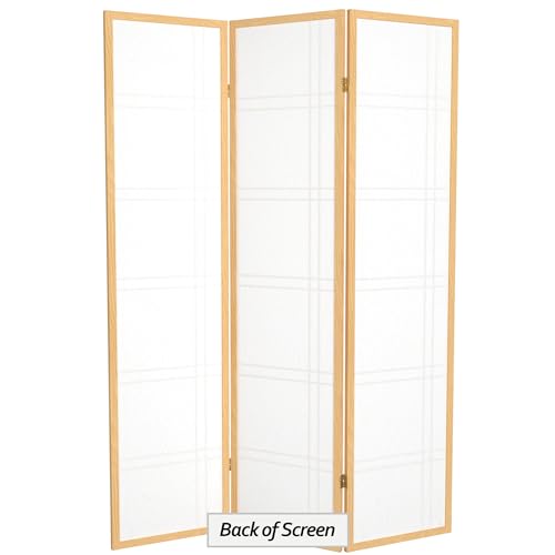 6 Panel Honey Room Divider D80902
