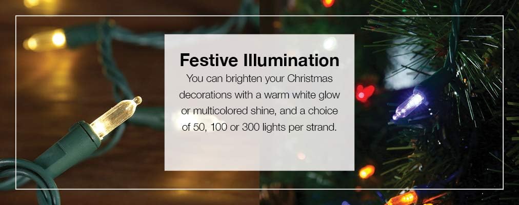 Multicolor Mini LED Christmas String Lights, 300 Count A803
