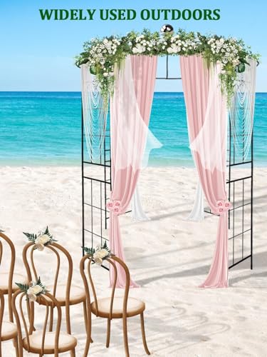 Birdcage Shape Garden Arch Plant Climbing Trellis for Outdoor Patio E83402