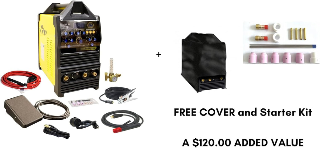 TIG/Stick Welder 200 Amp AC/DC Pulse Dual Voltage W451536