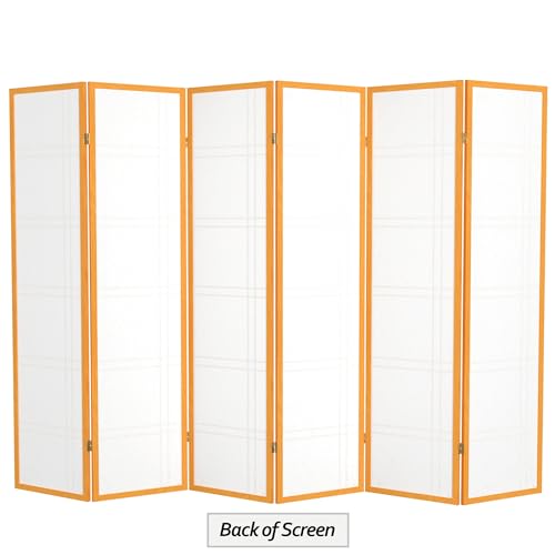 6 Panel Honey Room Divider D80902