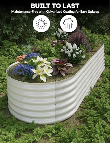 Galvanized Raised Garden Bed for Vegetables, Fruits and Flowers V33720
