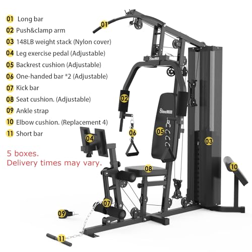 Multifunctional Full Body Workout Equipment for Home Exercise J8656