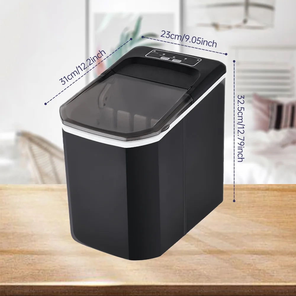Countertop Ice Maker, Self-Cleaning, 2 Ice Sizes V6129
