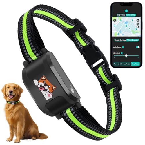 Wireless Dog Fence & Training Collar with GPS Geo-Fence, 3 Correction Modes, 7-Day Battery P120769