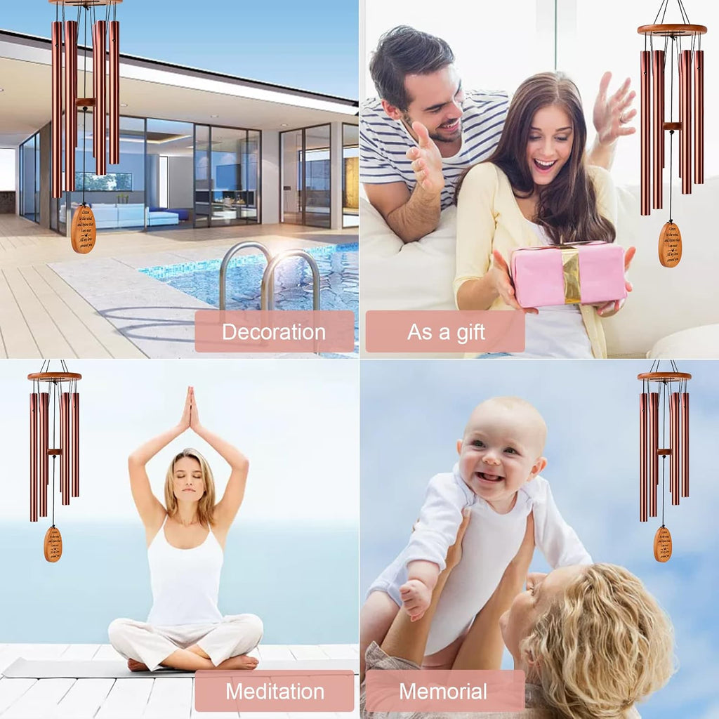 Sympathy Wind Chimes for Memorial and Remembrance R19430