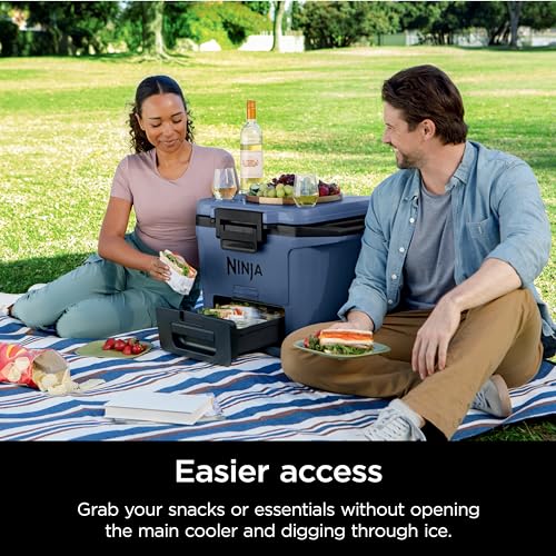 50qt Hard Cooler with Dry Storage Drawer, Slate Gray Z920