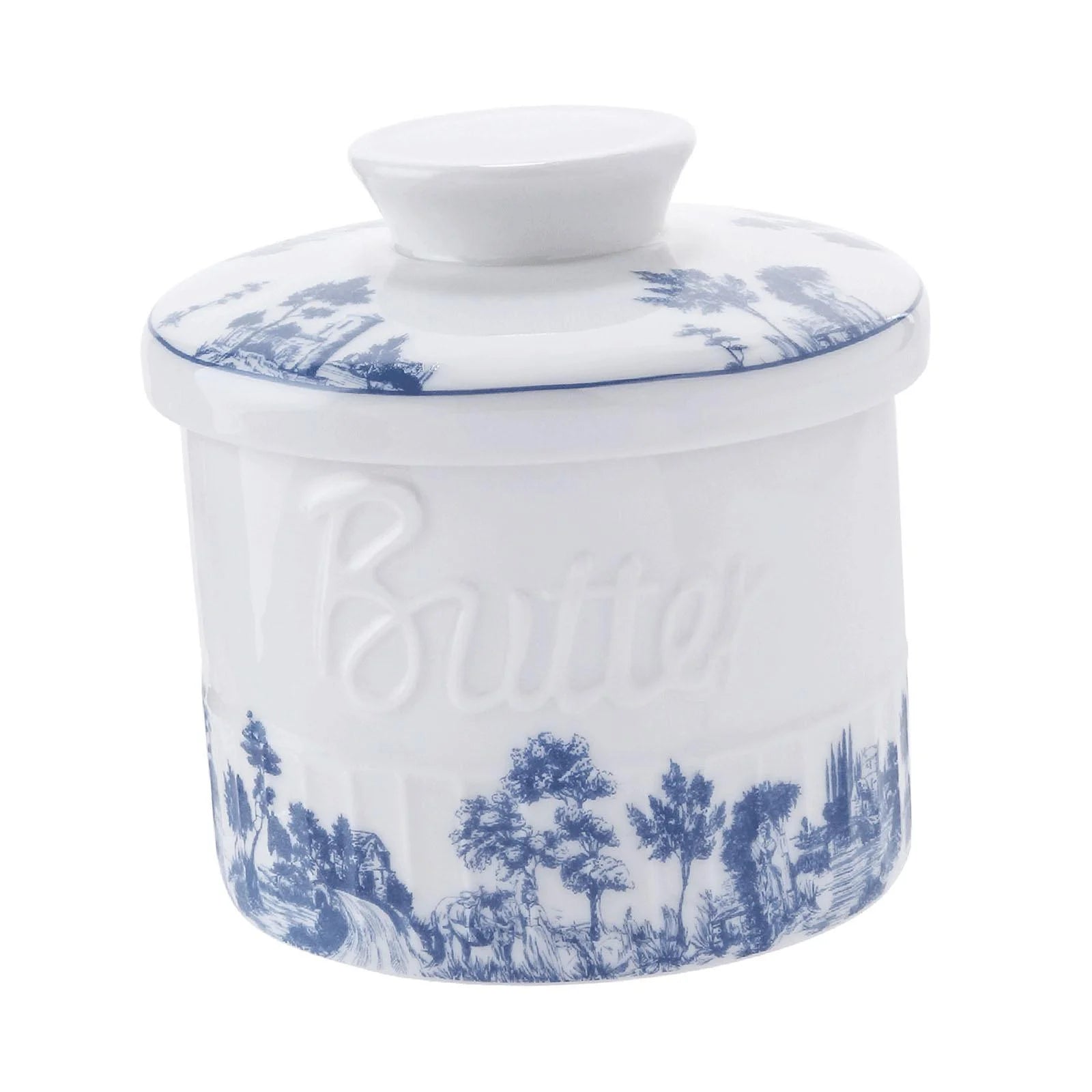 Butter Crock with Lid for Soft Butter, Durable Butter Container O10277