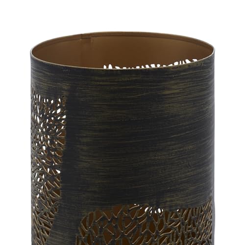 Eclectic Metal Hurricane Candle Decorative Lantern, 3 Count N481