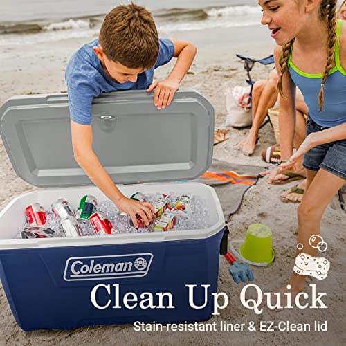 Insulated Portable Hard Cooler, Leak-Resistant, Keeps Ice up to 5 Days N135