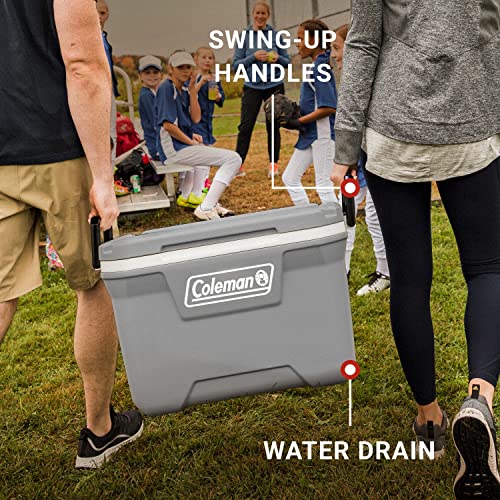 Insulated Portable Hard Cooler, Leak-Resistant, Keeps Ice up to 5 Days N135
