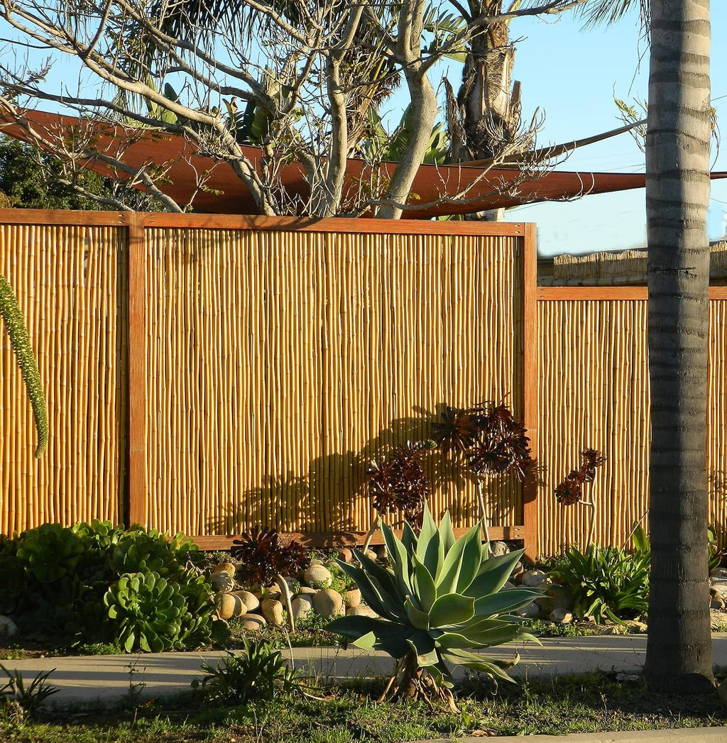 Natural Bamboo Fencing Decorative Rolled Fence Panel F419785