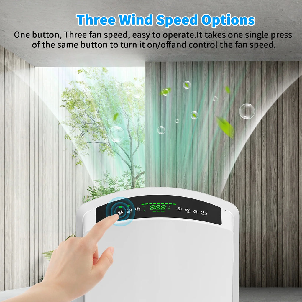 HEPA Air Purifier for Large Rooms, Pet Hair, Allergies, Odors H806