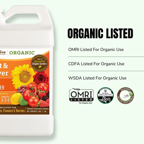 Organic Liquid Fertilizer for Fruits, Flowers and Vegetables U491