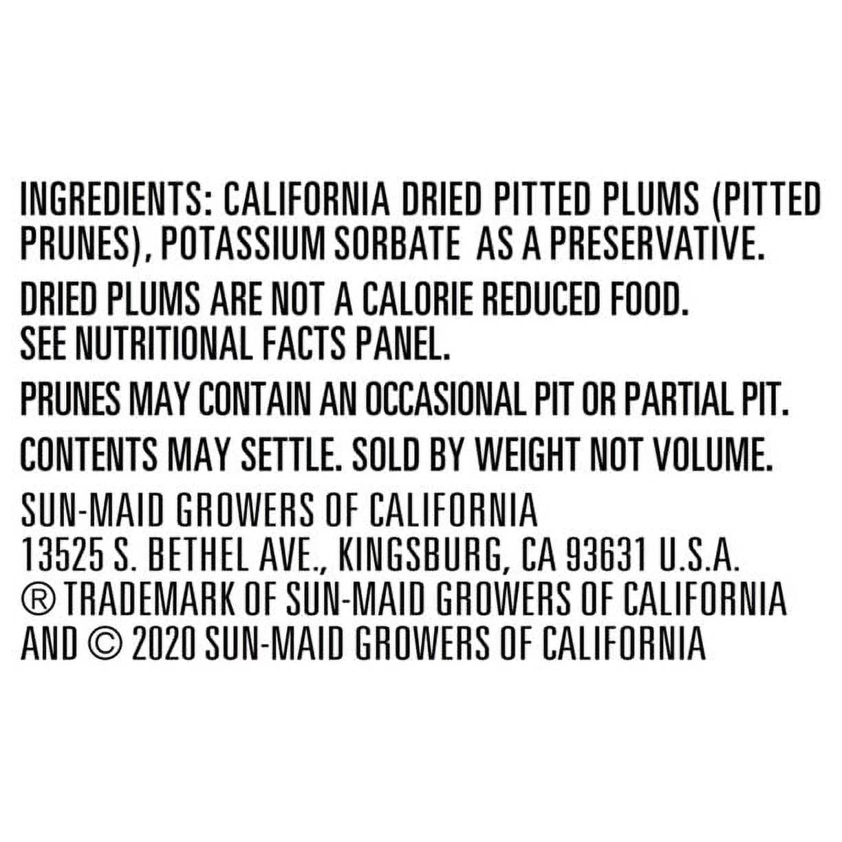 California Whole Pitted Prunes, Dried Plums, 7 oz Pack of 3 M380017