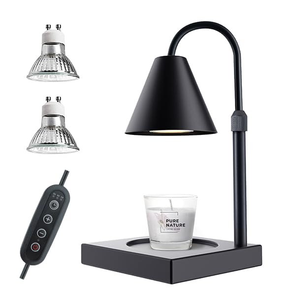 Dimmable Metal Candle Warmer Lamp, Height Adjustable for Large Jars T149