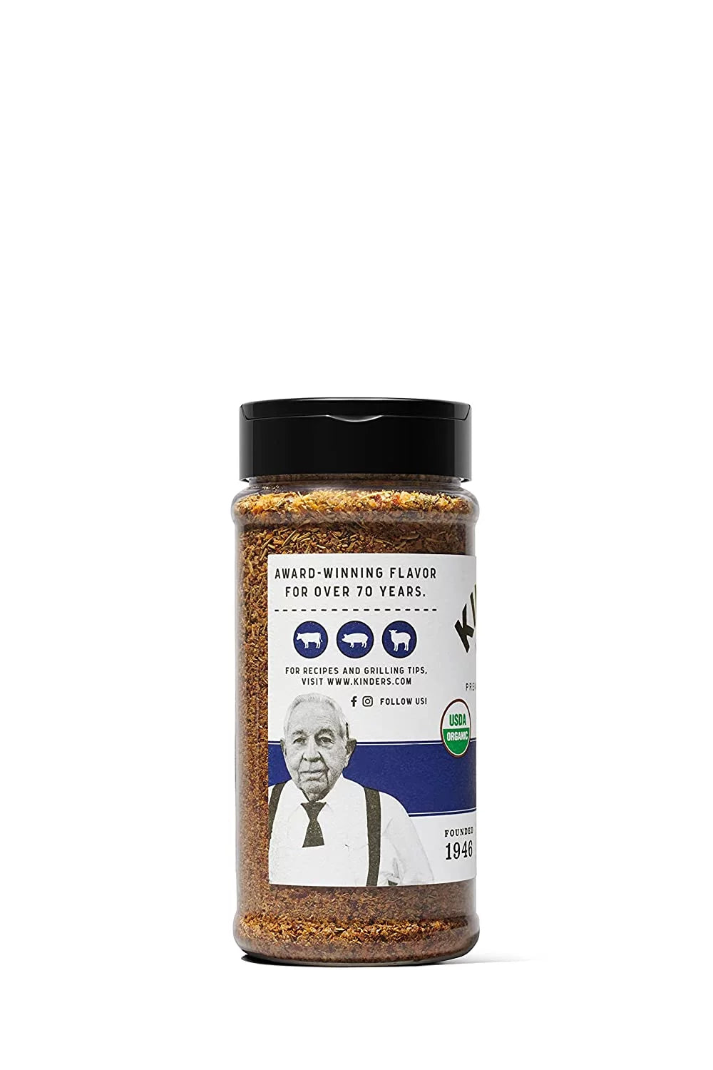 Organic Prime Rib Rub, MSG Free, 11 oz. E556