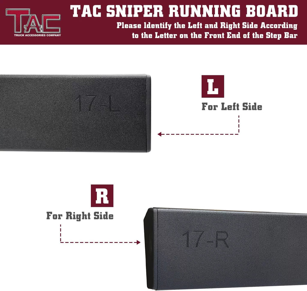 Running Boards Compatible with 2019-2023 Ford Ranger SuperCrew Cab 4" Drop Black Side Steps W24937