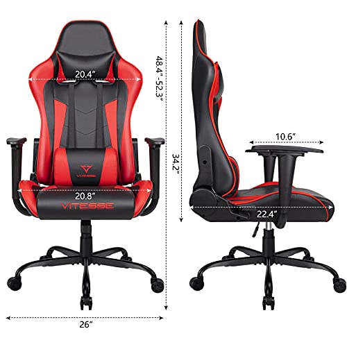 Gaming Chair High Back Ergonomic Racing Desk with Lumbar Support and Headrest C983