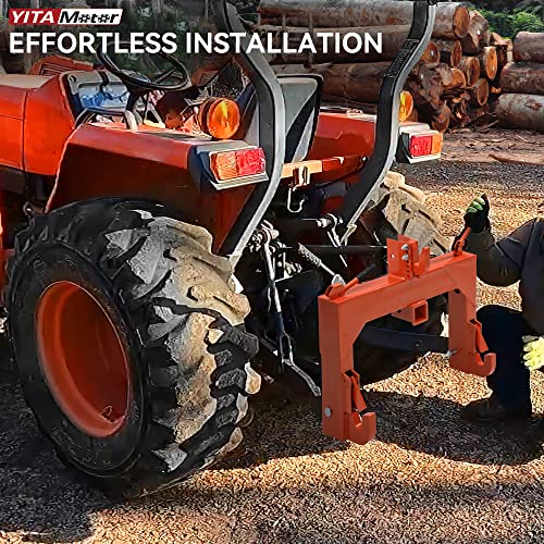 3 Point Quick Hitch, 3000 lbs with 2" Receiver for Category 1 & 2 Tractors L44524