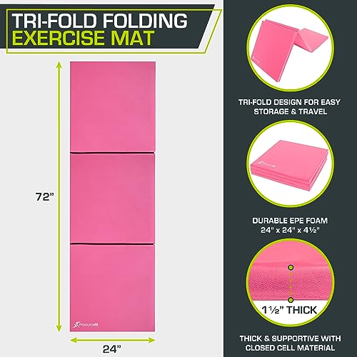 Tri-Fold Folding Exercise Mat J952