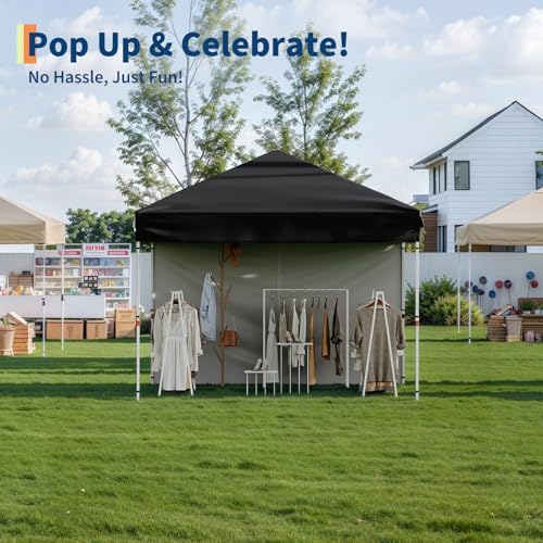 Pop Up Canopy Tent with Roller Bag, Adjustable Height U660