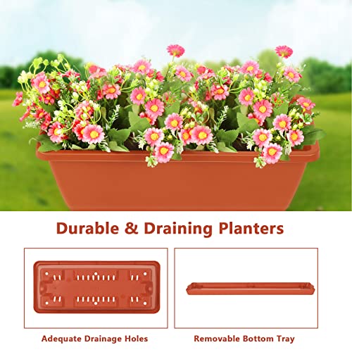 Raised Garden Bed 4 Tier Vertical Planter with Legs H80745