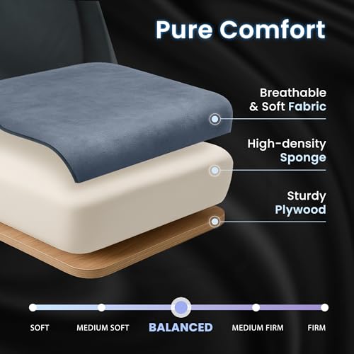 Gaming Chair with Footrest Lumbar Support High Back Recliner Ergonomic Leather L124