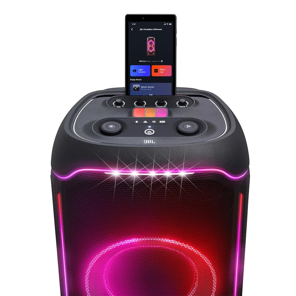 Waterproof Wi-Fi Party Speaker with Dolby Atmos and Lighting Effects O718305