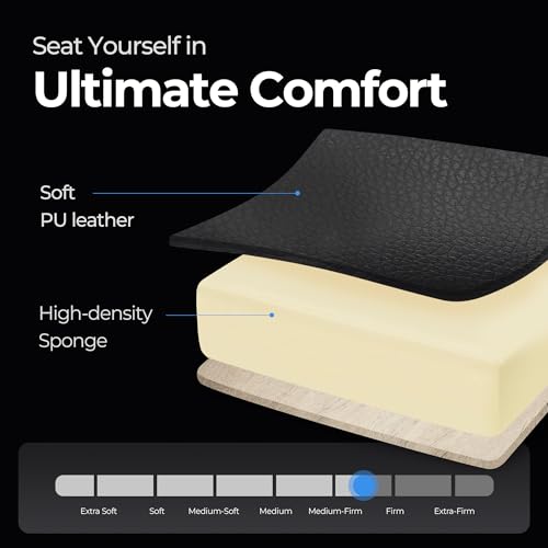 Ergonomic High Back Gaming Chair with Footrest PU Leather M911186