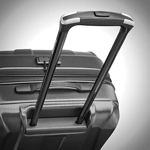 Hardside Expandable Carry-On Luggage with Spinner Wheels, Black, 20-Inch O253
