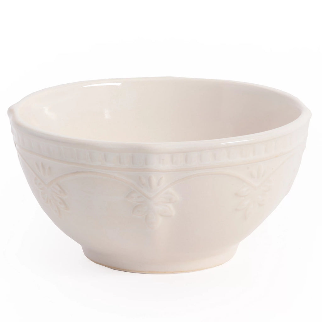 Farmhouse Lace 12-Piece Dinnerware Set, Linen B909