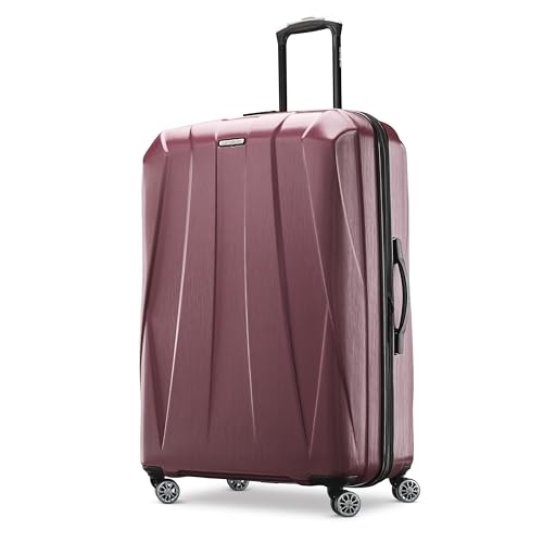 Hardside Expandable Carry-On Luggage with Spinner Wheels, Black, 20-Inch O253