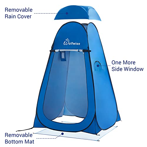 Pop Up Privacy Shower Tent Portable Outdoor Camping Shelter Y93314