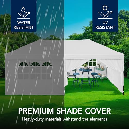 10x20 Party Tent, Waterproof Outdoor Canopy with Sidewalls S901683