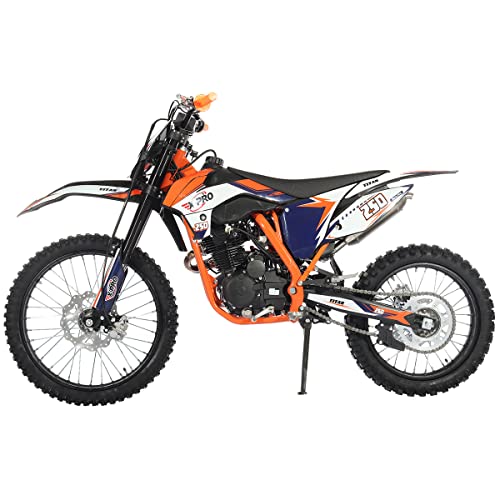 250cc Dirt Bike, 5-Speed Manual, Electric/Kick Start, 21"/18" Wheels N36768