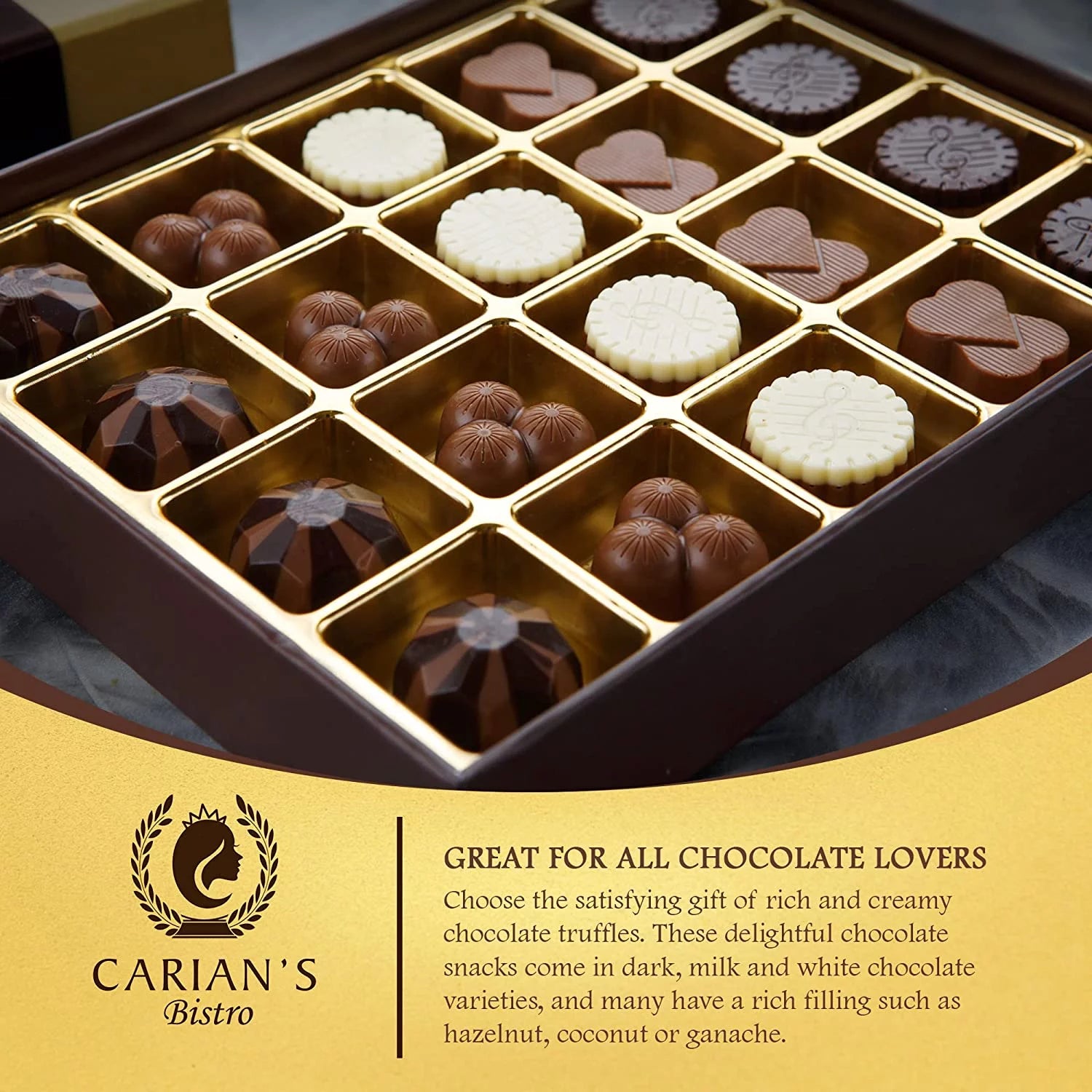 Gourmet Chocolate Gift Box, Assorted Treats O42677