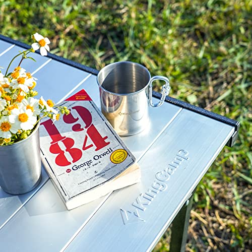 Folding Camping Table Aluminum Roll Up Portable Picnic Table Q486920