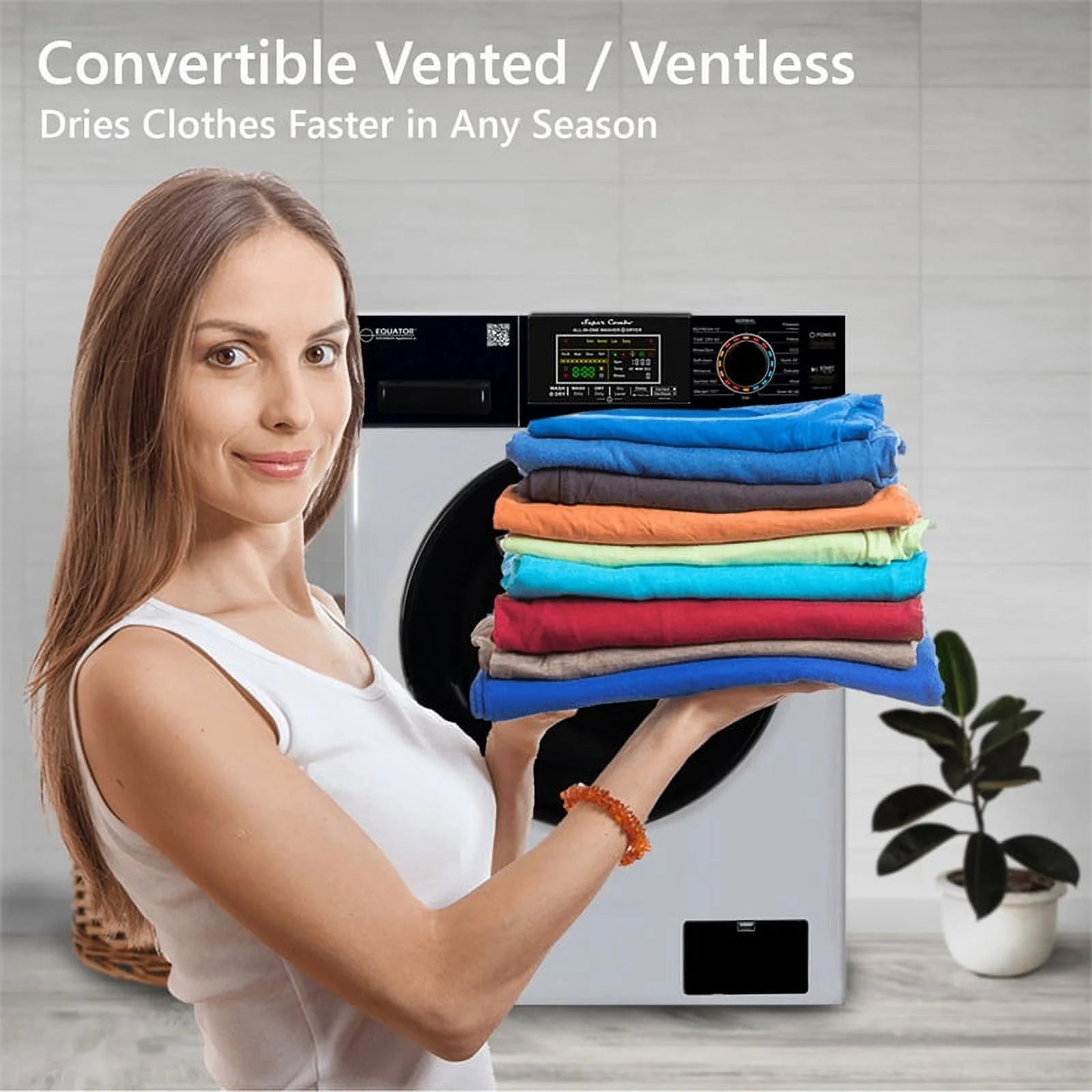 Compact 18 lbs Combo Washer Dryer F20039