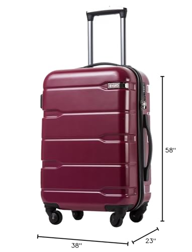 PC+ABS Spinner Suitcase with TSA Lock, 20/24/28 Inch Carry-On E252731