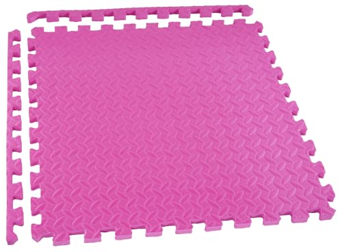Puzzle Exercise Mat with EVA Foam Interlocking Tiles for MMA, Gymnastics and Home Gym H787