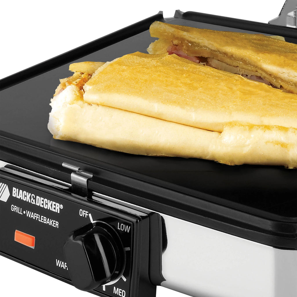 3-in-1 Waffle Maker & Indoor Grill, Griddle G4227
