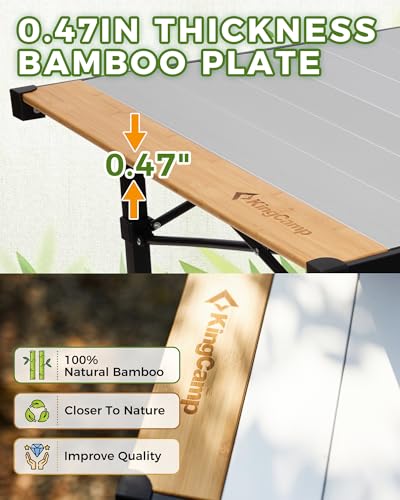 Folding Camping Table Aluminum Roll Up Portable Picnic Table Q486920